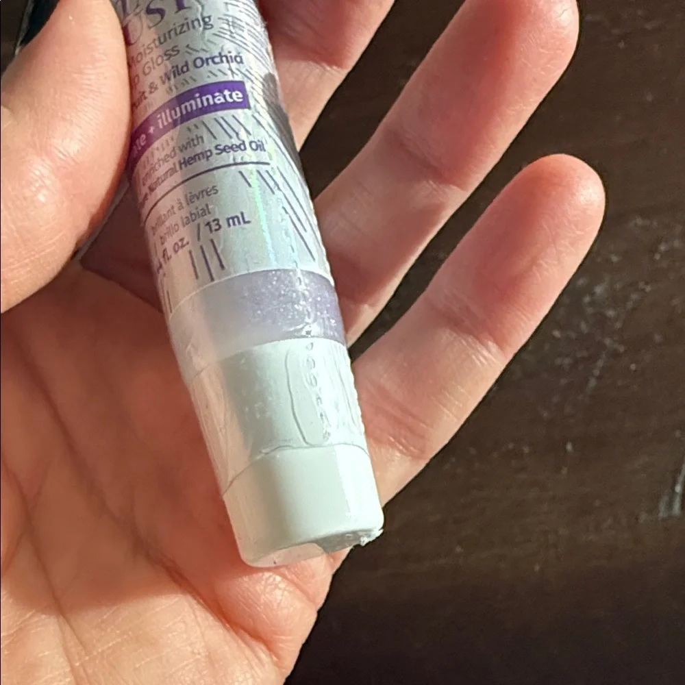 Hempz Star Dust Ultra Moisturizing Lip Gloss - White and Purple